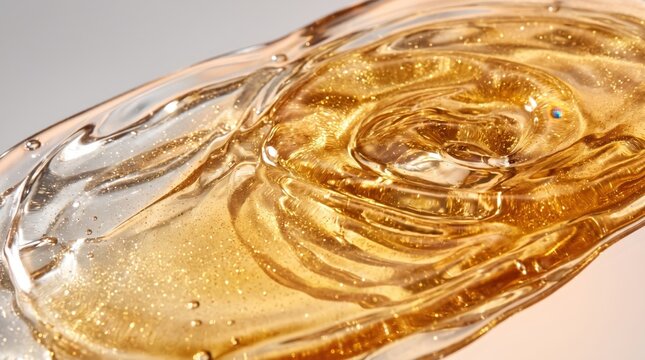 Glowing molten gold texture with shimmering abstract waves