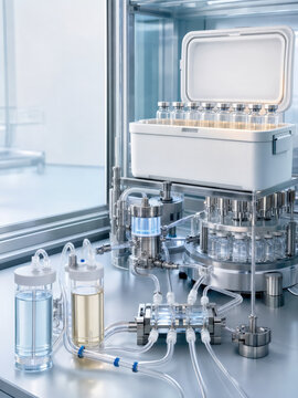 mRNA Lipid Nanoparticle Encapsulation and Vaccine Production