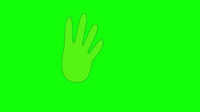 Person standing in front of green screen. Chroma key backdrop for video production.
