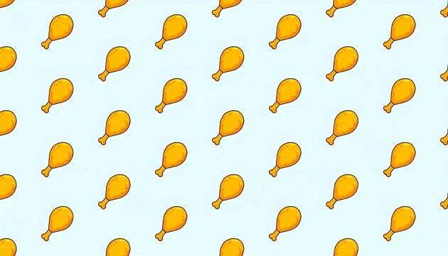 Yellow smiley face icons on white background pattern.