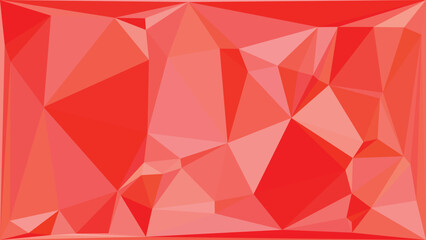 Fototapeta premium Abstract Red Geometric Background with Triangles