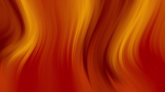 Abstract flowing orange and red gradient wave background with smooth curves