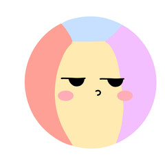 Kawaii emoticon beach ball variant expression different design. Cute Kawaii Winking Beach Ball Character Toy Emoticon Vector Graphic Illustration