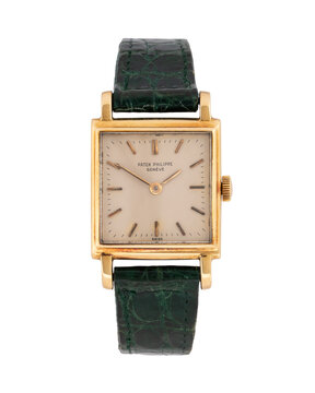 Patek Philippe hand-wound time-only watch, reference 3315, 18kt yellow gold case, cream-colored dial. Milan, Italy,  August 31, 2025.