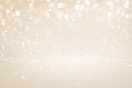 Champagne gold glitter background with soft bokeh lights, elegant shimmering texture for luxury wedding invitations, festive sparkling holiday backdrop isolated on White Background