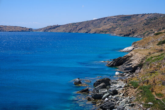 Coastal landscape, Andros, Greece