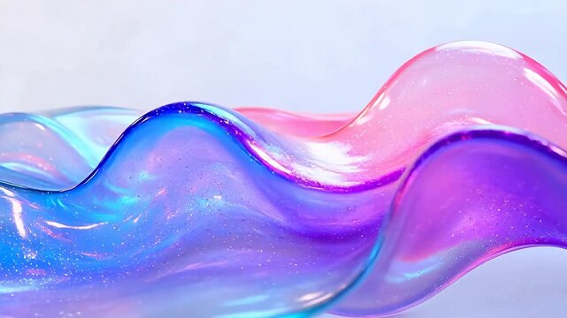 Colorful flowing liquid texture
