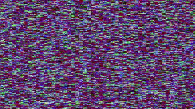 Abstract multicolor digital noise background with RGB glitch and interference effect, ideal for technology projects, digital art, modern design, and creative compositions.