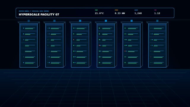 A sleek digital interface illustrating Enterprise Cloud Solutions monitors real time database activity with fluctuating metrics across a virtual server network.