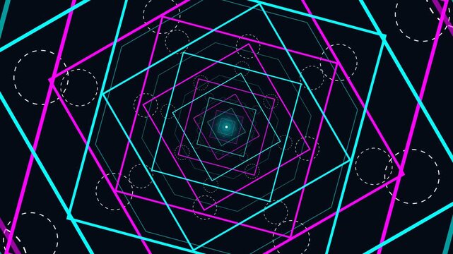 Infinite Abstract Fractal Math Zoom Drift Background