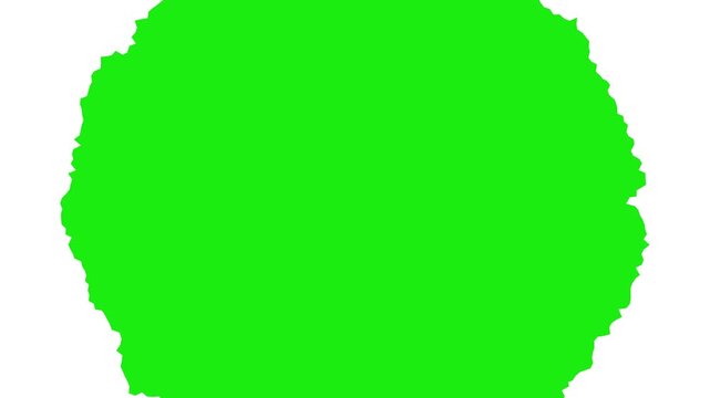 Rough Paper Reveal transition on Green Screen Ripped Edge Transition Effect 