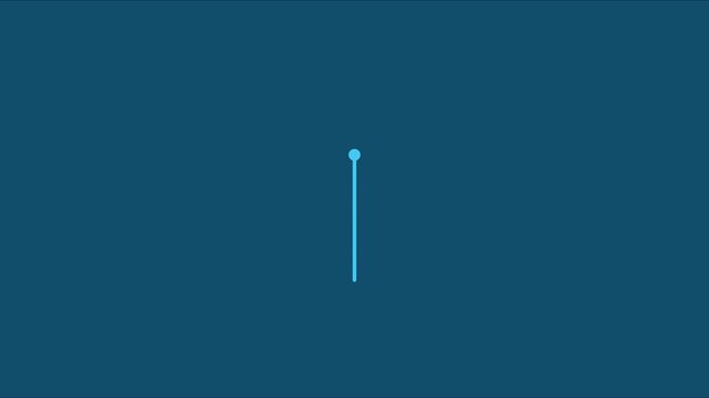 Animated wind turbine rotating on blue animation 4k background, for renewable energy, and sustainability concepts