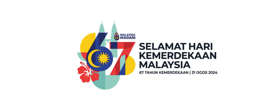 67th Independence Day Celebration Graphic Design