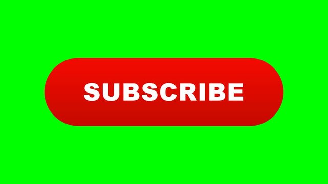 Subscribe Button Green Screen Shadow Effect