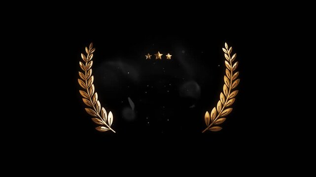 premium shining luxury banner text space motion titles with alpha channel