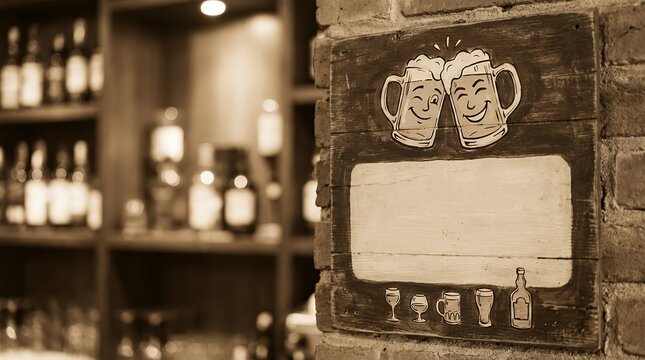 A Humorous Toast to Good Times: A playful and witty welcome sign likely found in a bar or restaurant humorously celebrating the culture of drinking and enjoying alcoholic beverages. drinking welcome
