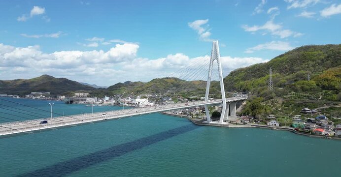 Setonaiki National Park Aerial Shot in Japan