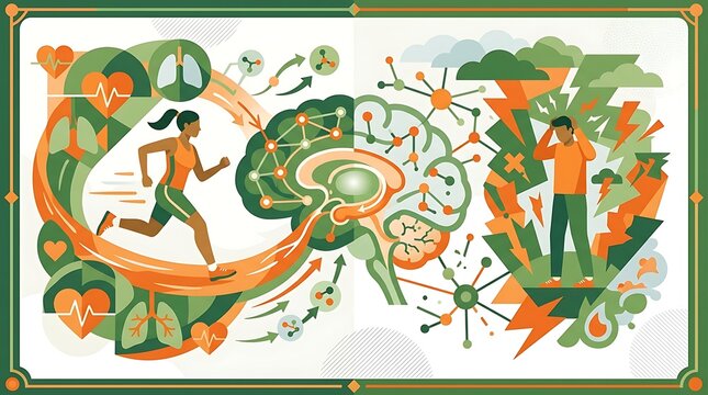 Physical activity impact on mental health and stress management