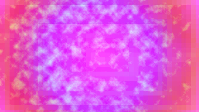 Microscopic view of purple bacteria cells under light