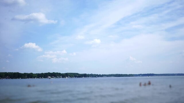 Lake Milton in Ohio - Wide Angle.