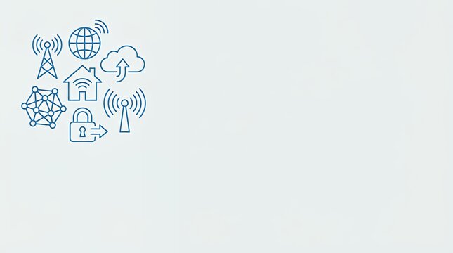 A comprehensive set of 5G technology icons including symbols for wifi internet IoT cloud smart home network and connection for an innovation concept set of 5g icons such as wifi internet iot cloud