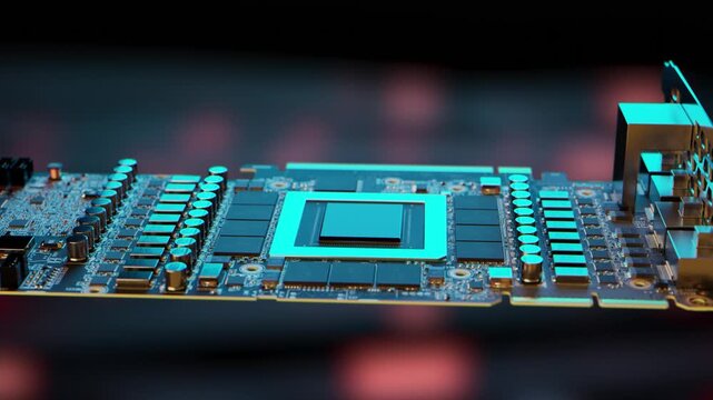 AI Graphics Processing Unit For Machine Learning 4K