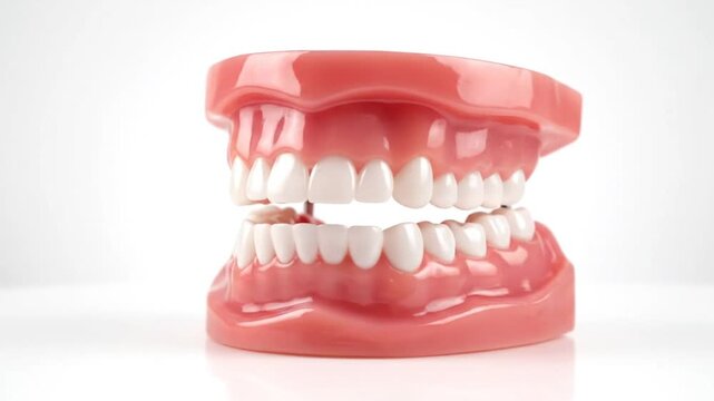 Realistic Teeth Model for Dental Education or Display with Accurate Dental Anatomy and Bright White Teeth