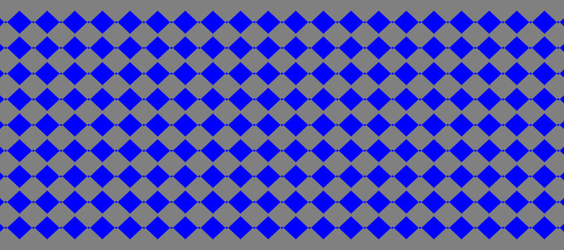 Abstract geometric pattern background with blue and silver diamond shapes