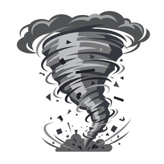 Stylized Tornado Illustration
