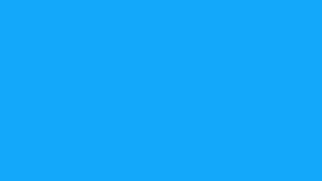 Chat Message Icon Animation on Blue Background
