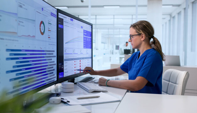 Clinical Trial Manager Analyzes Patient Data