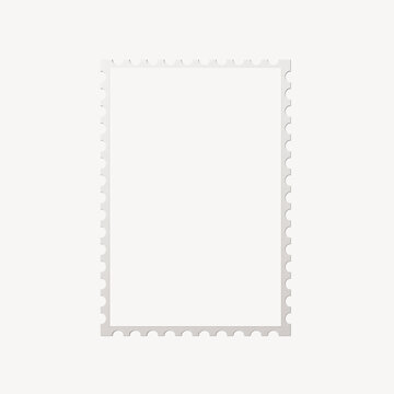 Postage stamp frame with copy space