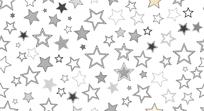 White snowflake pattern on transparent background.