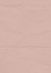 Fototapeta premium Textured pink paper background with subtle creases and folds.