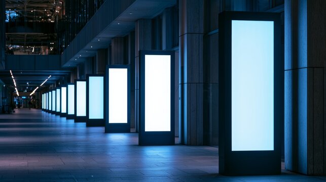 Futuristic Store with Holographic Product Display