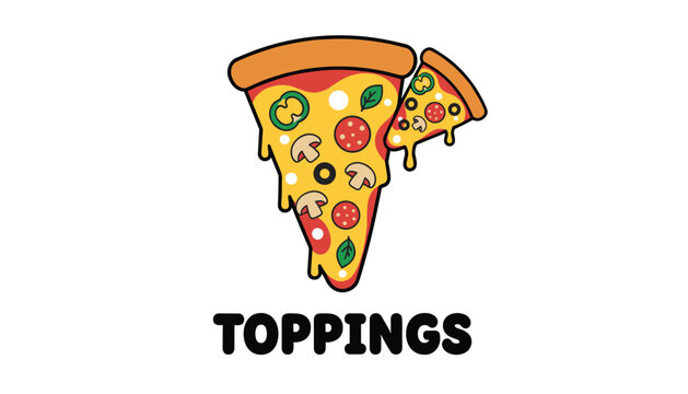 Delicious hot pizza slices with dripping cheese and various toppings including pepperoni, olives, and mushrooms.