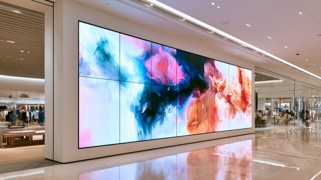 Large Interactive Digital Retail Display