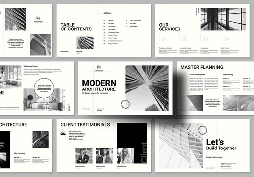 Architecture Portfolio Presentation Template