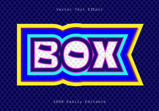 Box Text Effect