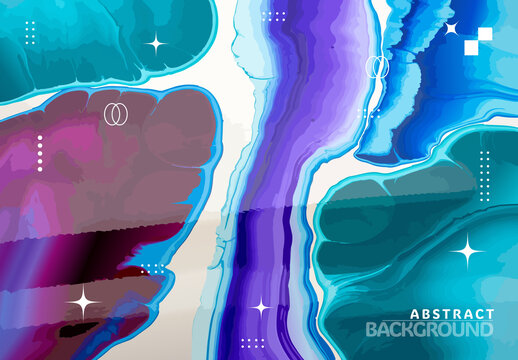 Abstract Fluid Marble Background