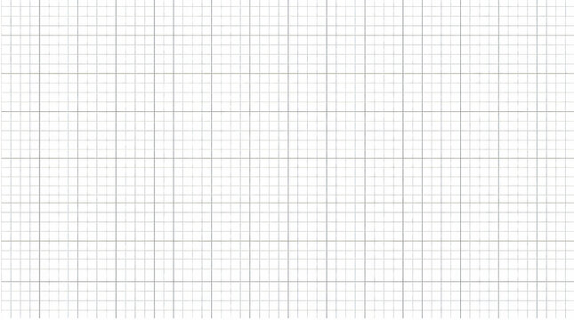 Seamless graph paper background isolated on transparent background