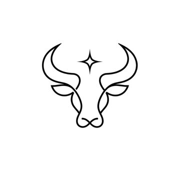 Bull + Crescent Moon