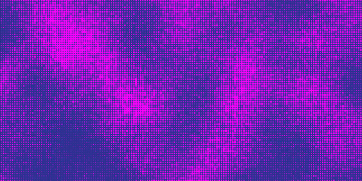 Abstract dot blue purple color pattern screen led light gradient texture background. Technology big data digital concept. 3d rendering. vector