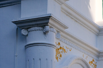 Classical Column Detail on a Colonial Bungalow in Taiping Perak Malaysia © JianAnn