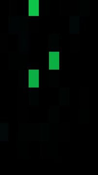 4K Vertical Digital Matrix Rain Background Cyber Tech Overlay Stories Loop.