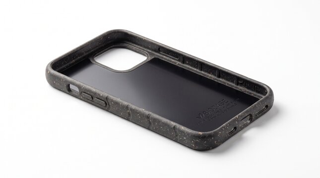 Black Textured Phone Case for Modern Smartphone.