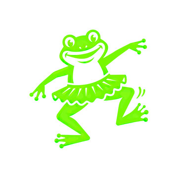 Happy Frog Dancing in Tutu