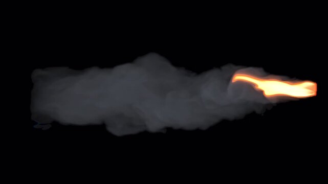 VFX Small Fire | 10 Seconds Seamless Loop 30fps | Variation1