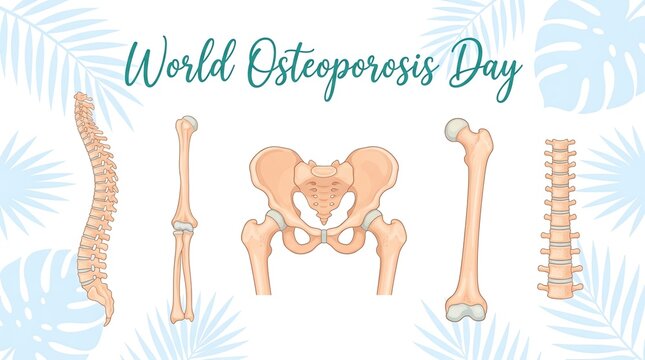World Osteoporosis Day, bone health awareness