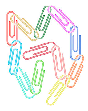 trombones de bureau, PNG fond transparent